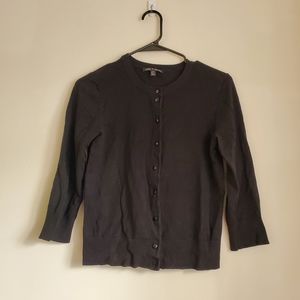 Black cardigan cable & gauge medium